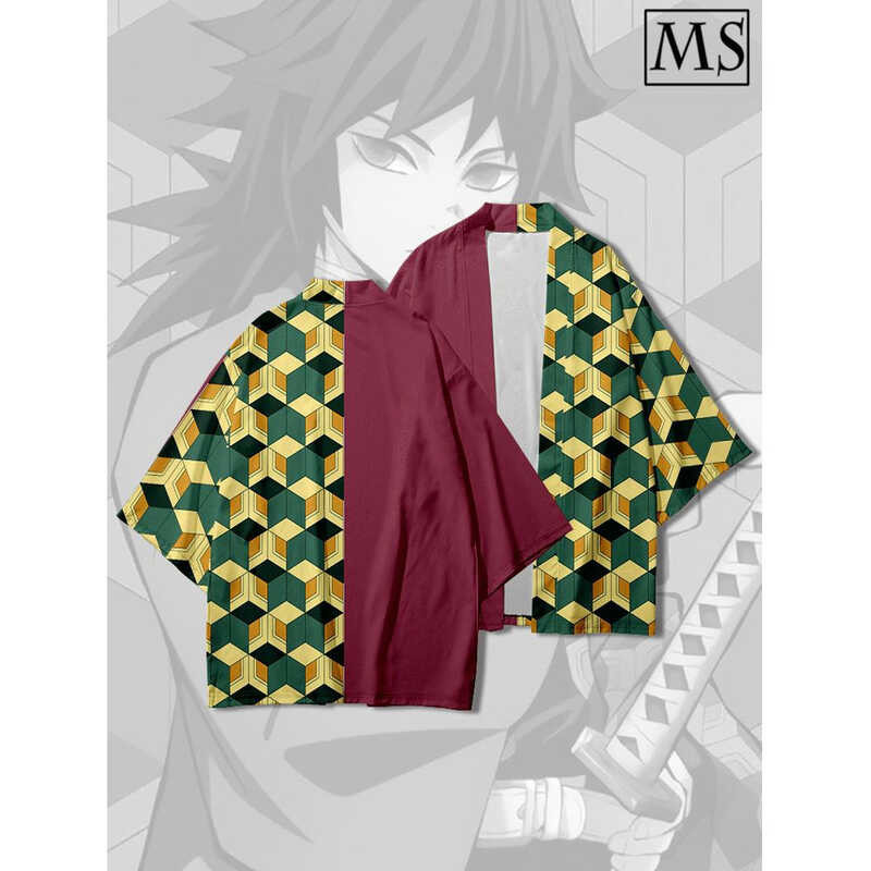 鬼滅之刃 cosplay 富岡義勇 祢豆子 炭治郎 開衫外套 cos 蝴蝶忍 T恤 杏壽郎 男女 33d | 蝦皮購物