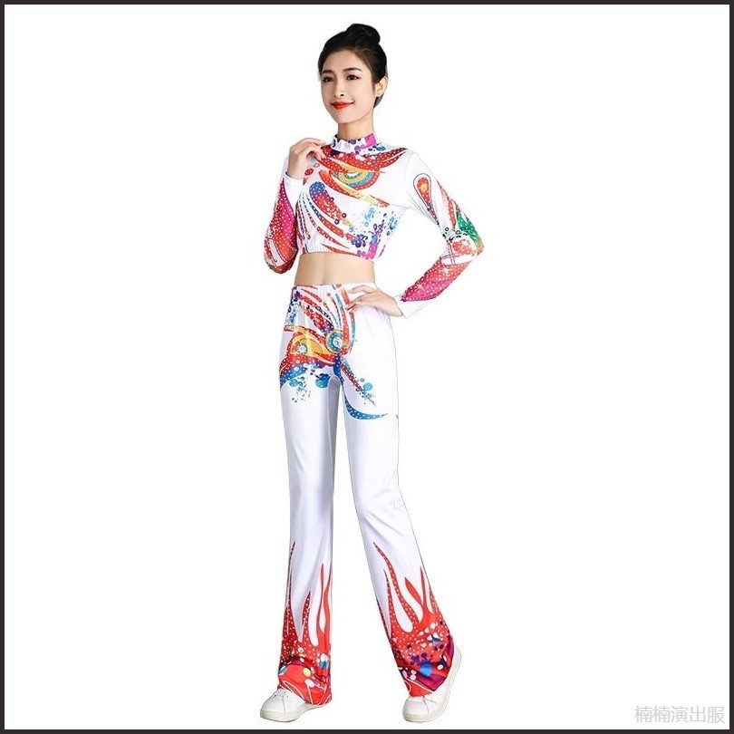 表演服角色造型服 成人男女健美操表表演服團體大眾踏板操競技服啦啦隊比賽男女套裝 | 蝦皮購物