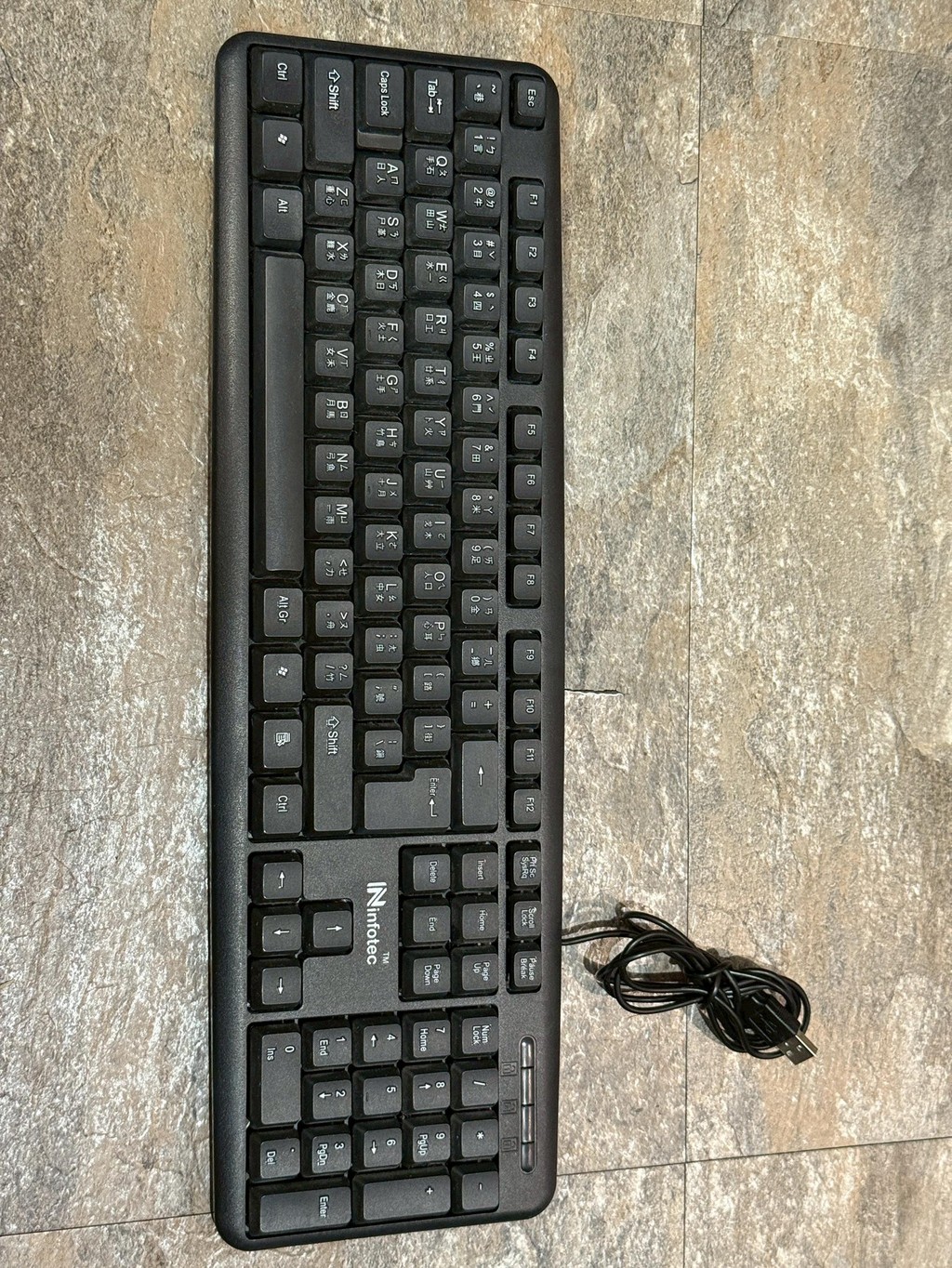 (二手)INTOPIC INF-KM-101 USB有線鍵盤 中古全新寄賣專門店 | 蝦皮購物