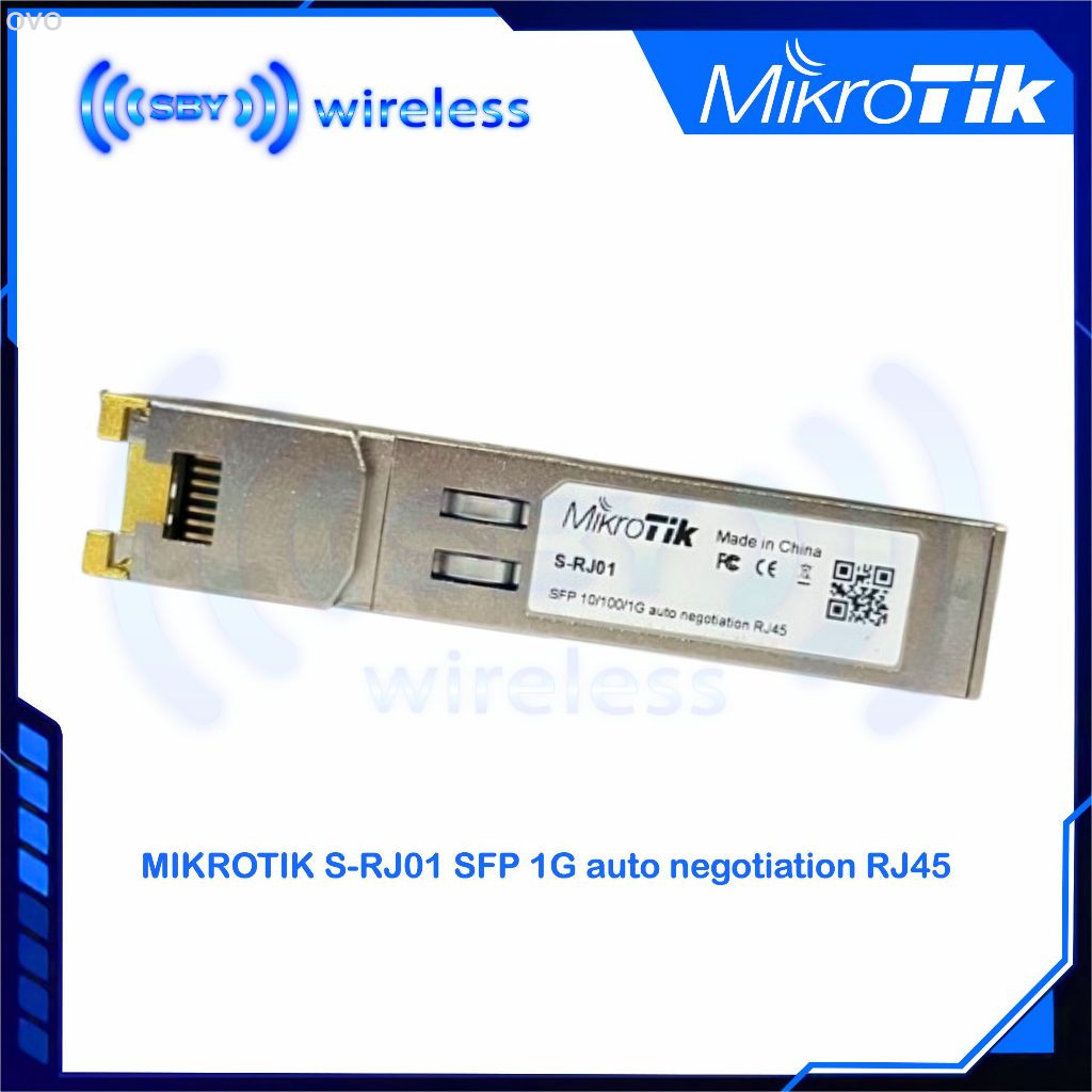 Mikrotik S-RJ01 SFP 轉 RJ45 10/100/1000M 銅模塊 | 蝦皮購物