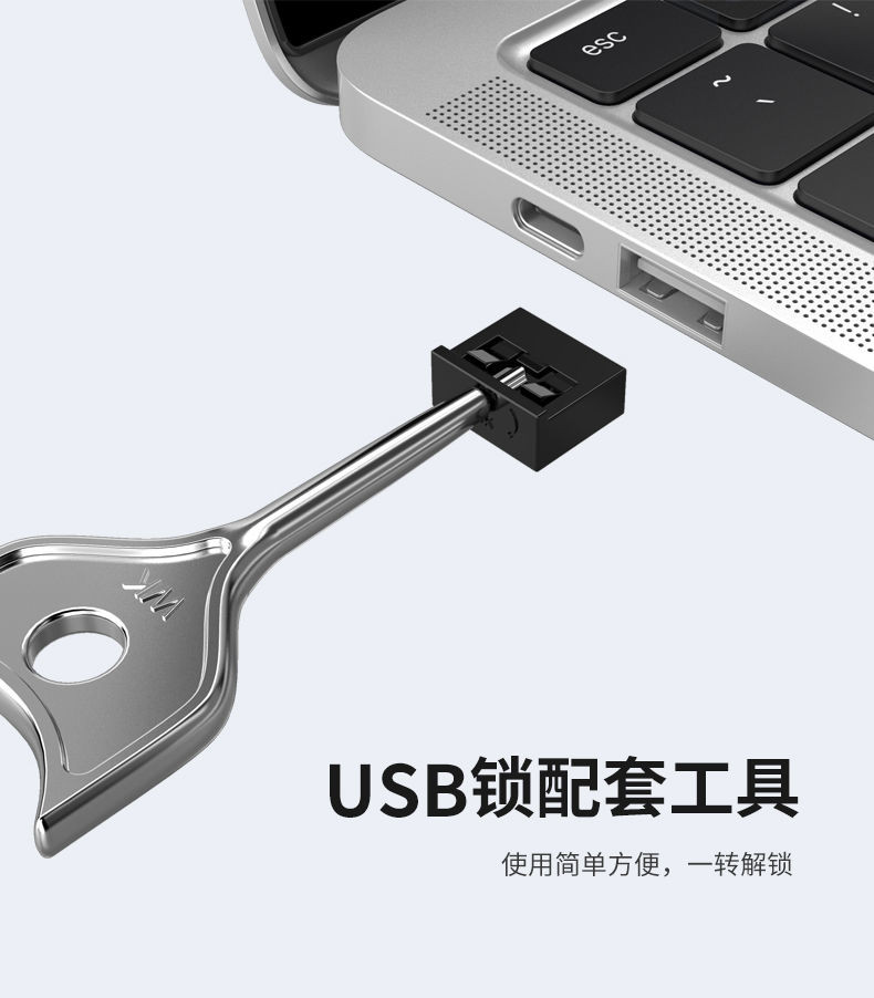 【台灣熱賣】維智控usb安全鎖 可拆卸 保護電腦數據安全 數據防盜 usb通用封口塞 | 蝦皮購物