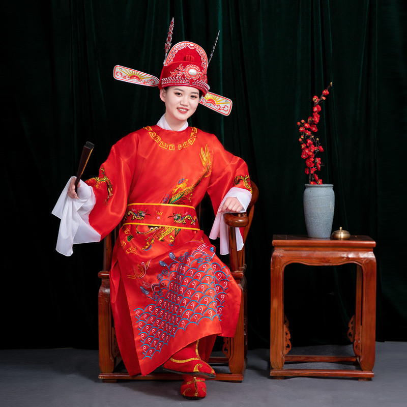促销女駙馬中狀元狀元服裝演齣服裝新郎狀元服金榜提名高考中狀元博餅 | 蝦皮購物