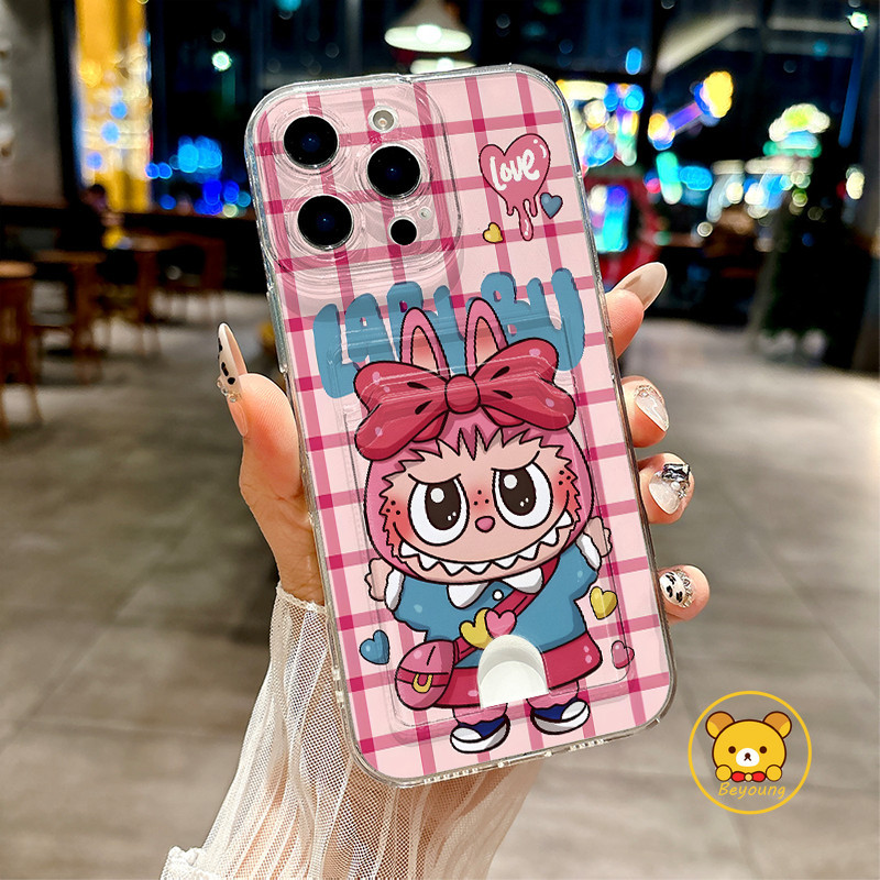 XIAOMI 卡通 Labubu 錢包手機殼適用於小米 Poco X7 Pro F7 Ultra X6 X5 X4 X3 | 蝦皮購物