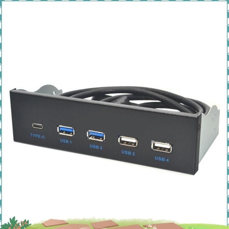 5.25 英寸 Usb3.1 Gen2 前面板 Usb 集線器 2 端口 Usb3.0+2 端口 Usb2.0 | 蝦皮購物