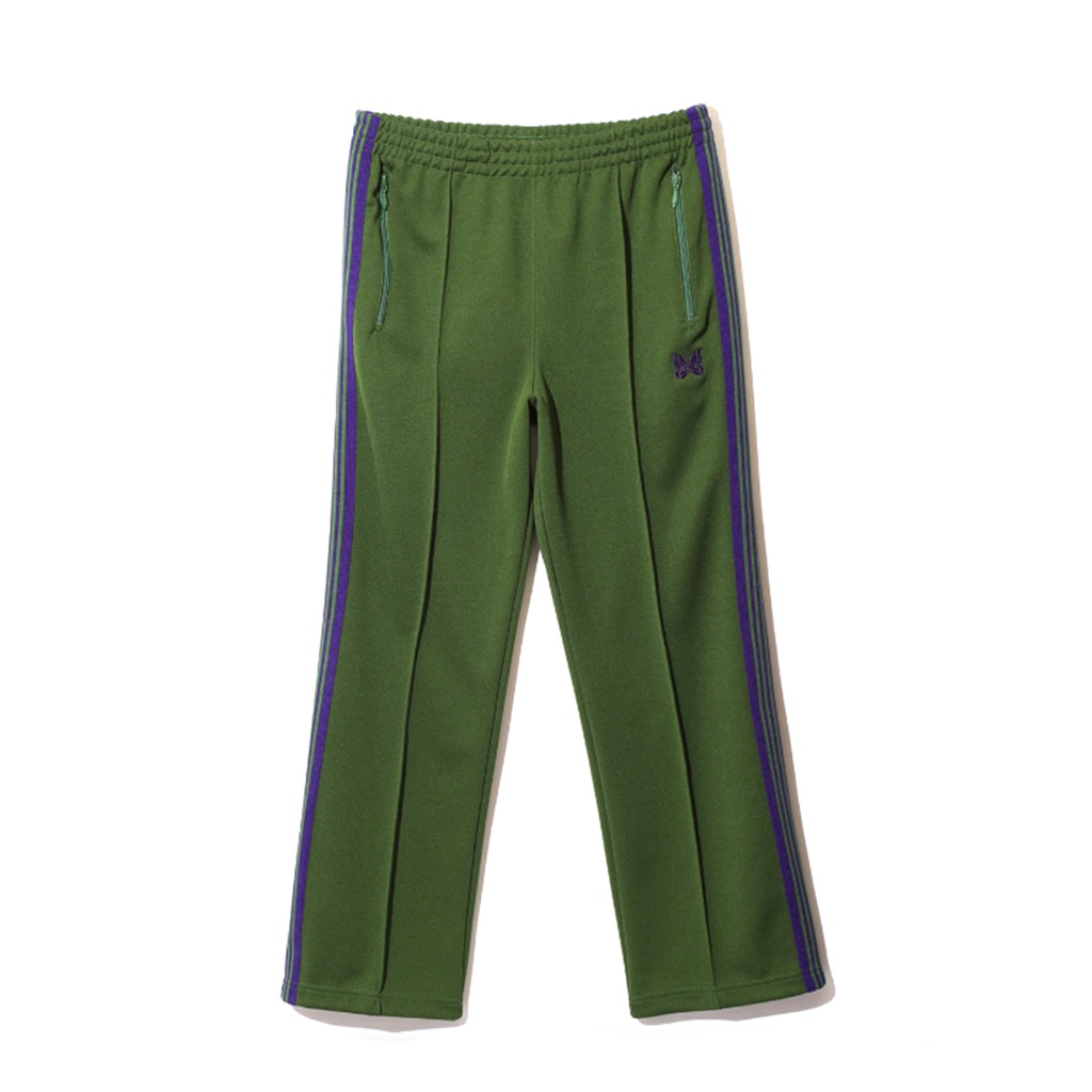 FLOMMARKET] Needles 23AW Track Pant 電繡蝴蝶長褲綠色| 蝦皮購物