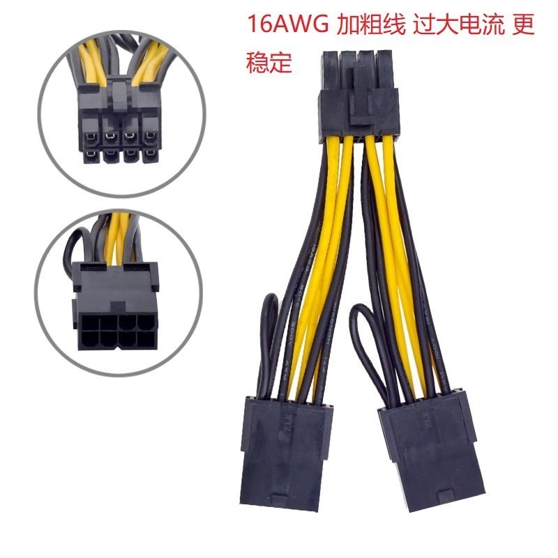 Scheda Grafica Nvidia Cavo Alimentazione Doppio GPU 8-pin - Per NVIDIA