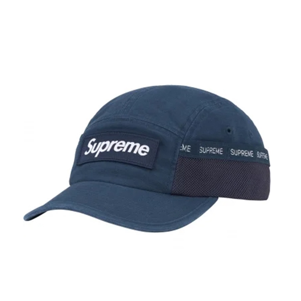 FLOMMARKET] Supreme 23FW Mesh Pocket Camp Cap 網狀老帽深藍| 蝦皮購物