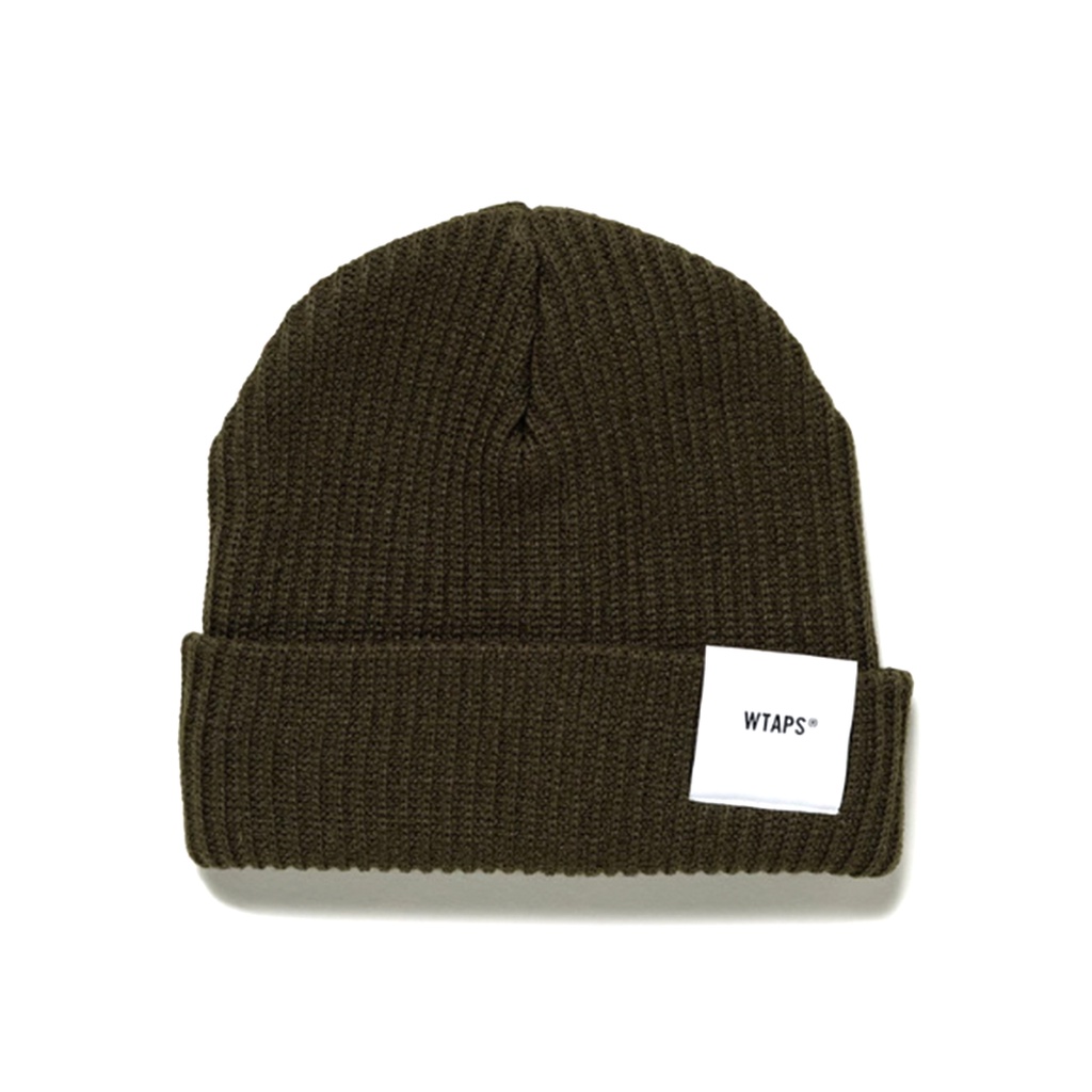 FLOMMARKET] WTAPS BEANIE 01 / BEANIE / ACRYLIC 針織毛帽軍綠| 蝦皮購物