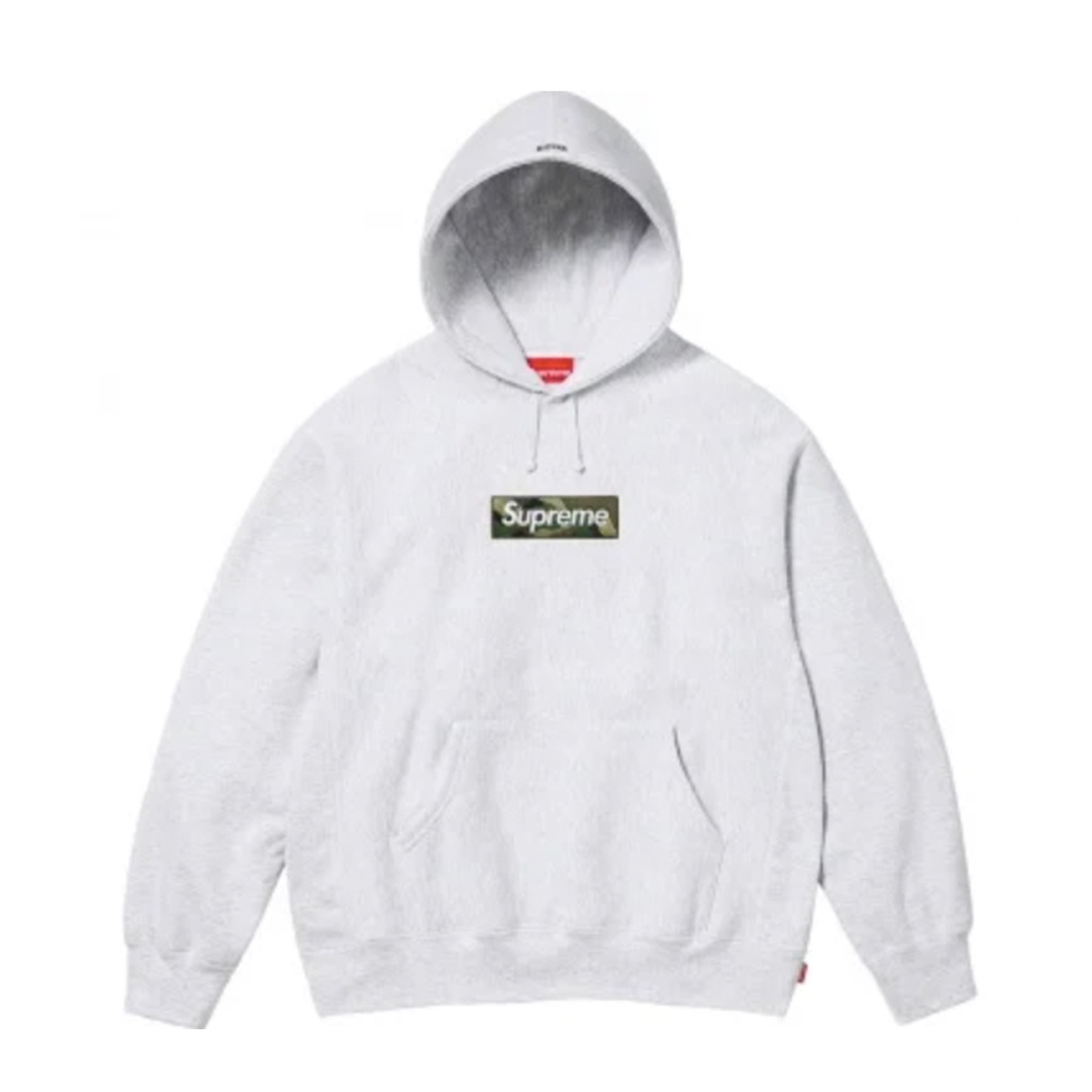 FLOMMARKET] Supreme 23FW Box Logo Hooded Sweatshirt 帽T 灰色| 蝦皮購物