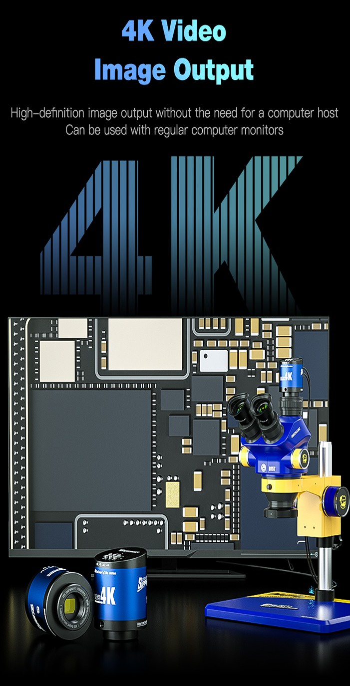 Mechanic MOS 4K 4K Pro 工業視頻顯微鏡相機 4K 視頻圖像輸出,用於手機主板 IC 芯片 CPU | 蝦皮購物