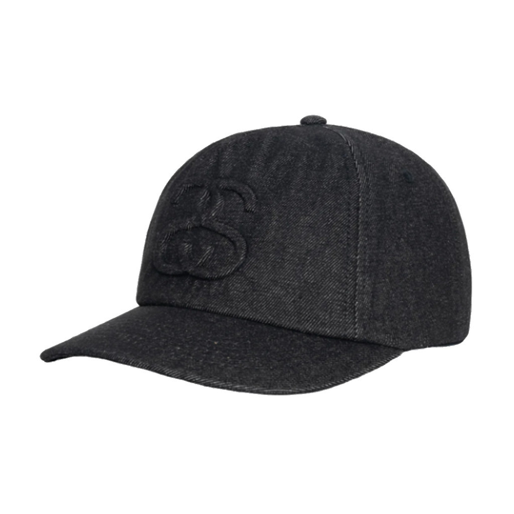 FLOMMARKET] Stussy Emboss Big Link Lowpro Cap 雙S 老帽黑色| 蝦皮購物