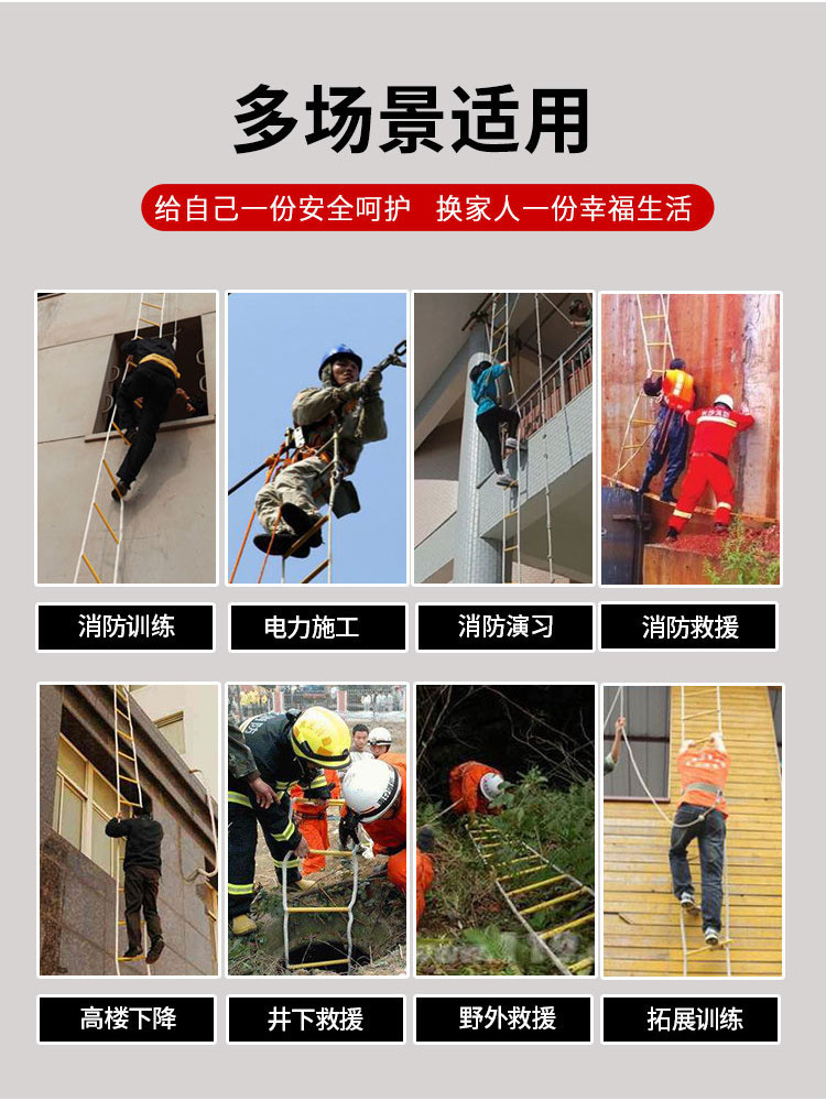 軟梯 繩梯 樹脂 尼龍軟梯 防火耐磨樹脂救援梯傢用 安全梯 工程梯 攀爬梯 登山攀巖 逃生梯 消防逃生梯 | 蝦皮購物