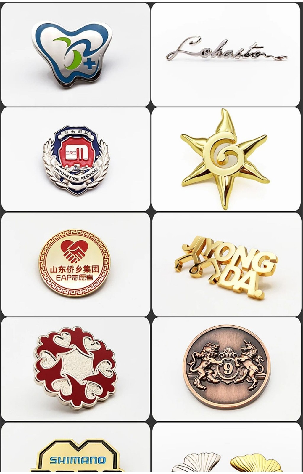 【全場客製化】 金屬徽章定做胸針客製logo企業標誌公司司徽訂做紀念胸章西裝勳章 | 蝦皮購物