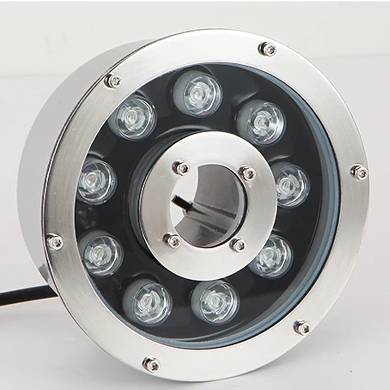 Dc12v/24v 6w 9W 12W 15W 18w IP68 Led水下燈RGB戶外防水七彩水射燈游泳池燈噴泉燈 | 蝦皮購物