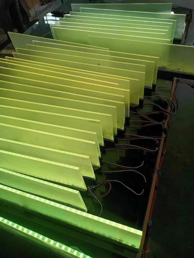 亞克力導光板圖案廣告展示牌 背景牆炫彩led高透明發光板定製加工 | 蝦皮購物