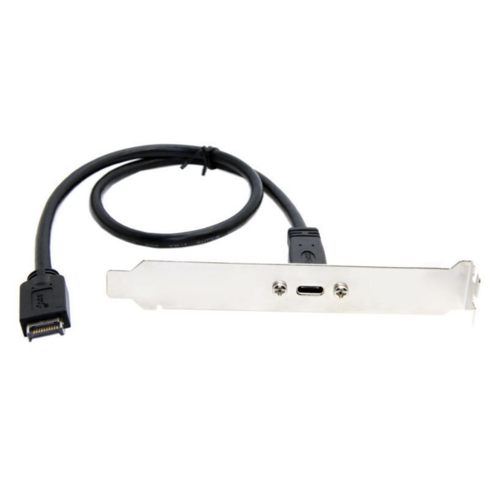 ♞前面板 USB 3.1 接頭轉 USB-C Type-C 母頭延長線,帶螺絲 | 蝦皮購物