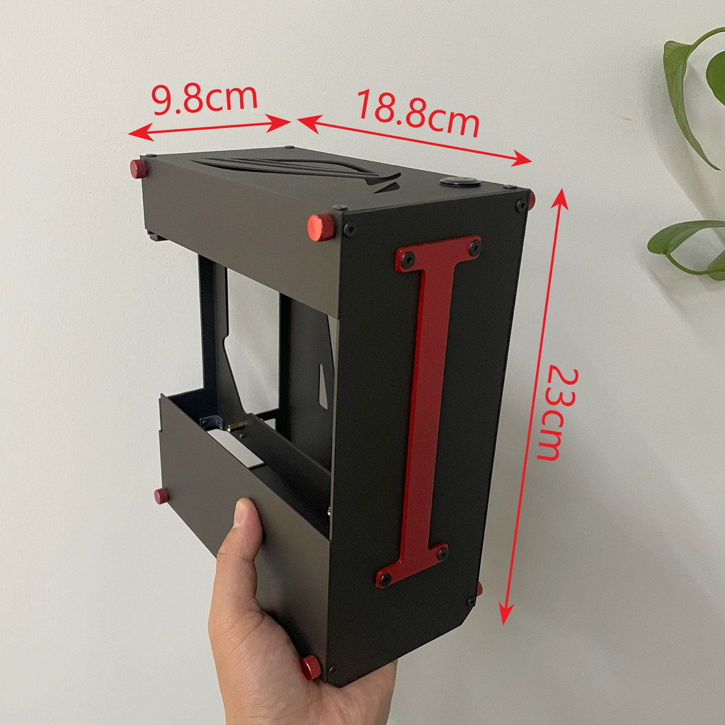 P11042機箱 4.2L 小1U電源itx機箱 支持全高獨立顯卡 電腦機箱 ITX機箱 工控迷你小機箱 高顔 | 蝦皮購物