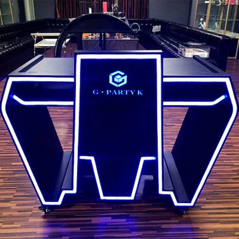 一點家具 承接工程單 酒吧 發光DJ台 包廂 打碟機 夜店 KTV LED調音台 LED光源 音響架 酒吧臺 夜店 | 蝦皮購物