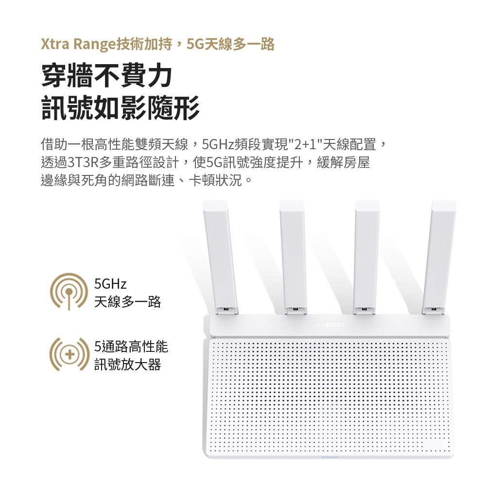 xiaomi 路由器AX3000T 小米wifi6 雙頻3000M 路由器5G雙頻Mesh 支援高速⦿ | 蝦皮購物