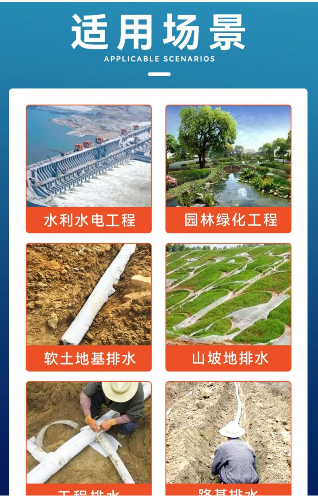 盲管 排水管 硬式透水管 滲水管 透水管 塑膠盲溝硬式透水管 HDPE滲水管盲溝管排水管地下暗溝 | 蝦皮購物