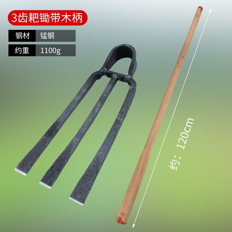 釘耙鐵 耙鋼 爬子 抓鉤農用工具 三齒 四齒耙 園藝翻土 鬆土耙 種菜摟農具 挖土工具 除草工具 園藝工具 | 蝦皮購物