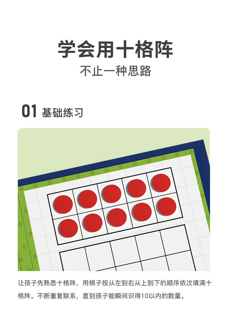 【台灣出貨】A兒童 十格陣 數學教具 磁力 百數板 幼兒園 數字分解 啓蒙 加減法教具神器 | 蝦皮購物