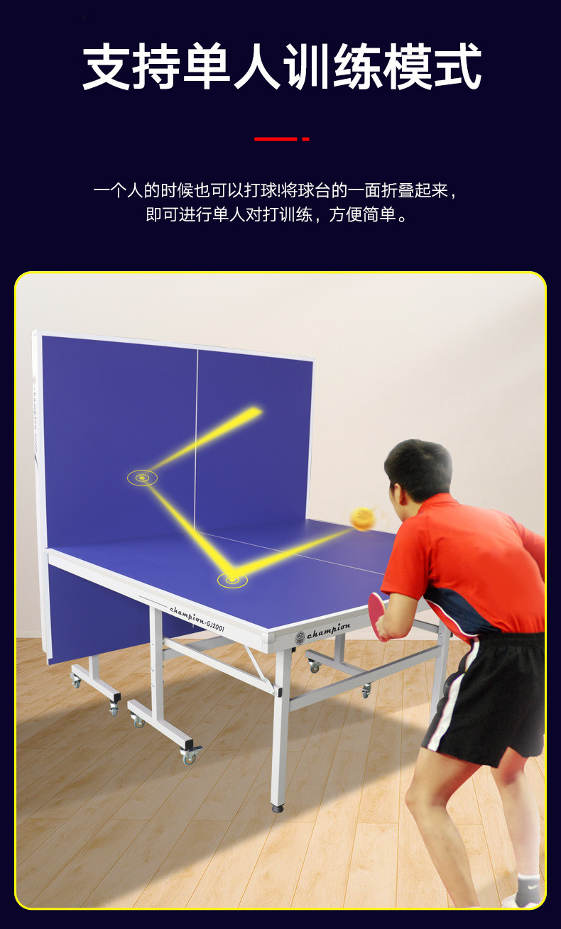 訂金 雙魚冠軍乒乓球桌 可折疊乒乓球桌 移動式乒乓球桌 室內球臺 標準尺寸球台 傢庭乒乓球桌 落地式乒乓桌 | 蝦皮購物