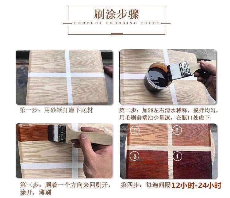 臺灣出貨 小罐裝油漆 木質桌子改色漆 水性護木漆 自刷翻新補色複古漆 水性仿古做舊木器漆 水性木蠟油 木頭透明漆 木漆 | 蝦皮購物