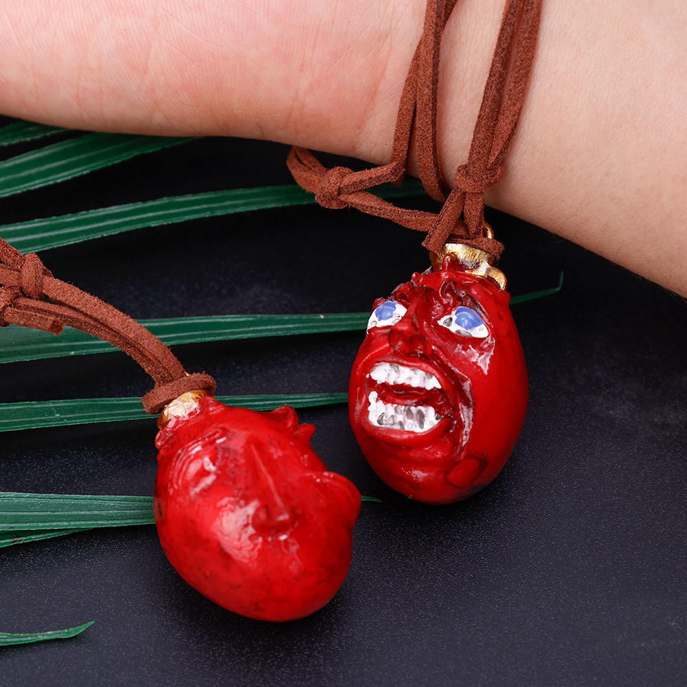 Collier Behelit Berserk - Pendentif Œuf Du Roi Griffith Cosplay 4.9x3.5cm