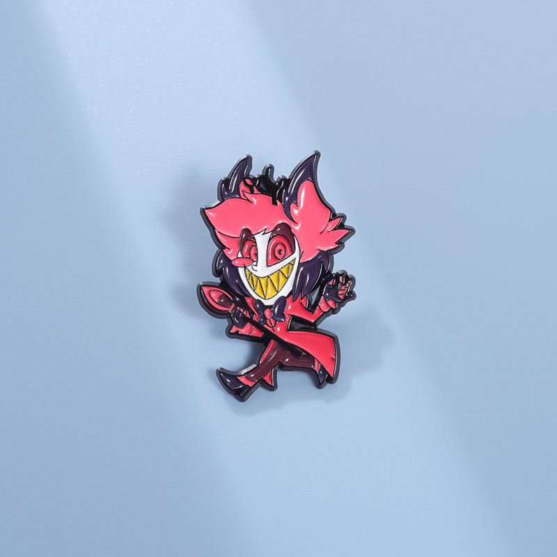 ''Meiman Hell Inn Character 系列'' 琺瑯胸針時尚服飾配飾書包徽章送給朋友的禮物 | 蝦皮購物