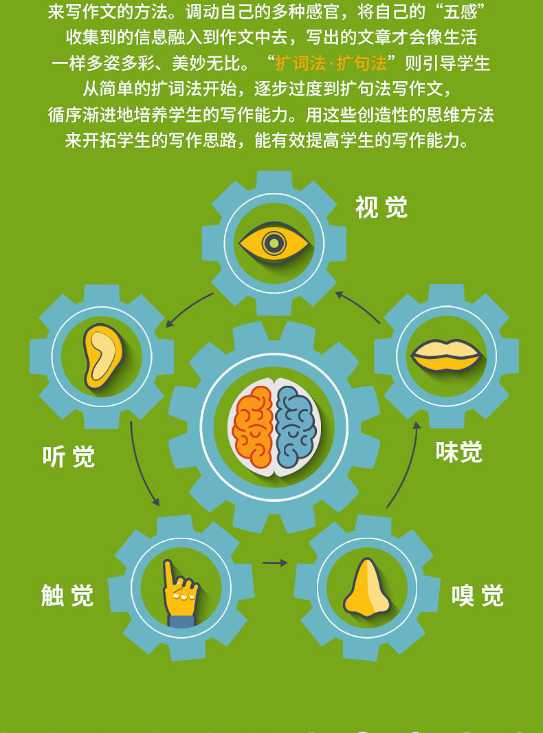 正版有貨🔥五感法寫作文寫人寫事寫景狀物想象作文書大全3-6年級擴詞擴句法 | 蝦皮購物