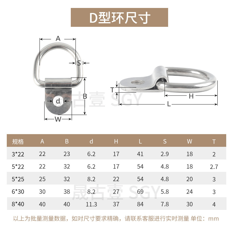 【台灣熱賣】 D型拉環 半圓D字扣 三角形固定拉環 車廂鉤環 吊環 貨車固定繩鉤 掛環扣 質量無憂 | 蝦皮購物