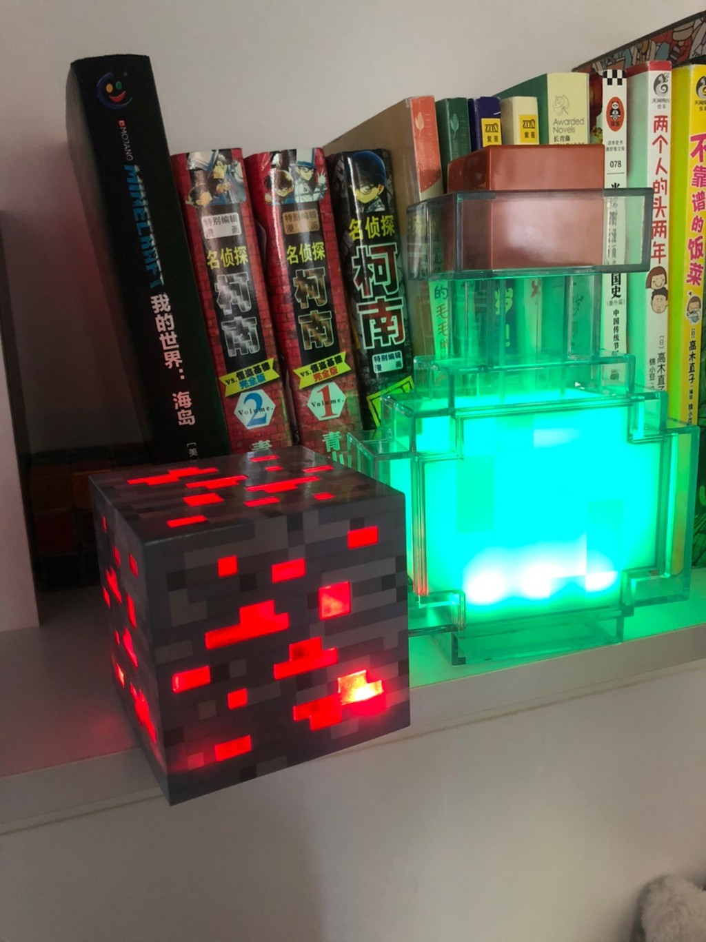 【台灣出貨】我的世界周邊 鑽礦石燈 變色藥水瓶 Minecraft火把模型 禮物 夜燈 火把燈 火炬燈 麥塊 變色光劍 | 蝦皮購物