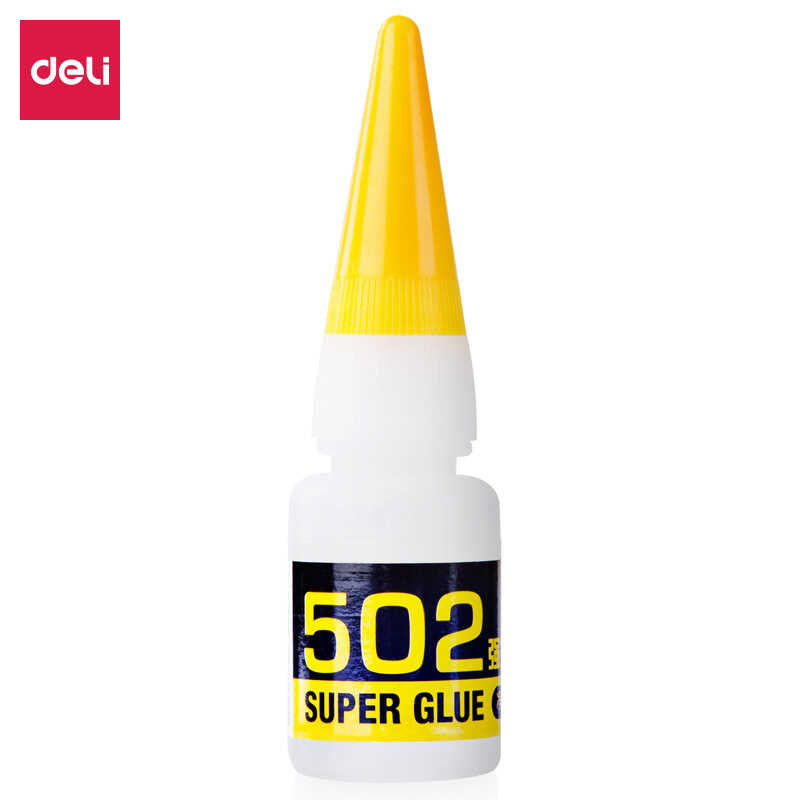得力7144強力膠8g膠水502膠皮革木頭修補膠li文具瞬間凝固膠水 | 蝦皮購物