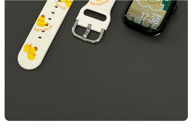 【限量特價】可愛卡通 蘋果錶帶 apple watch 錶帶 10 9 8 7 6 5 4 SE蘋果手錶錶帶 矽膠錶帶 | 蝦皮購物