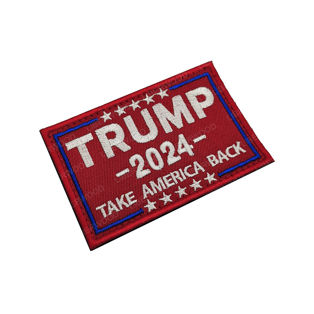 Trump MAGA VANCE 2024 補丁讓美國再次偉大紅帽徽章耳軍一號戰術補丁帶鉤環緊固件 | 蝦皮購物