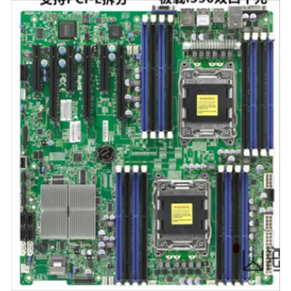 ♞,♘Supermicro X9DR3-F X79主板C602芯片組支持NVME PCI-E分體雙CPU 