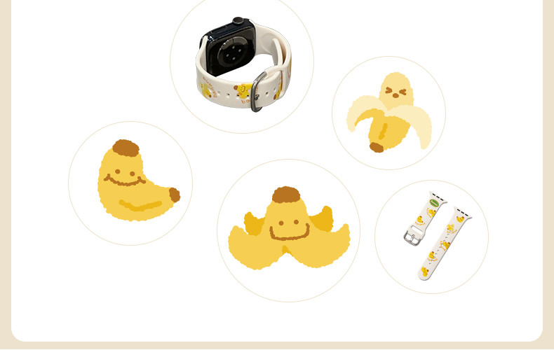【限量特價】可愛卡通 蘋果錶帶 apple watch 錶帶 10 9 8 7 6 5 4 SE蘋果手錶錶帶 矽膠錶帶 | 蝦皮購物