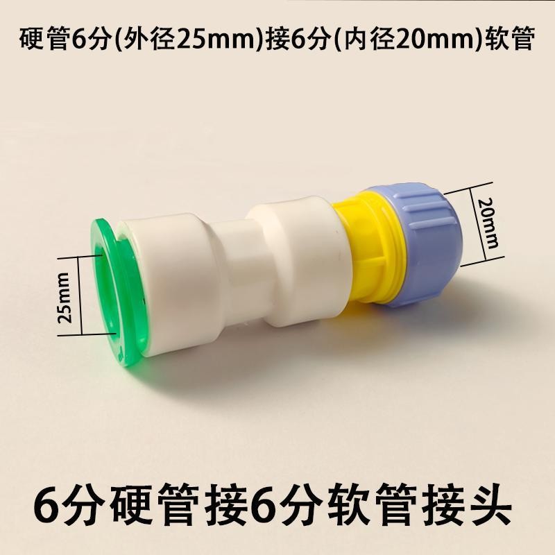 【售後無憂】自來水管硬管對接軟管膠管卡扣快插PPR硬管轉換接頭軟硬管萬能接 | 蝦皮購物