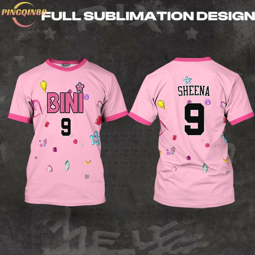 【CUSTOMIZE Jersey NAME AND NUMBER】2024 Fashion BINI JERSEY 中 | 蝦皮購物