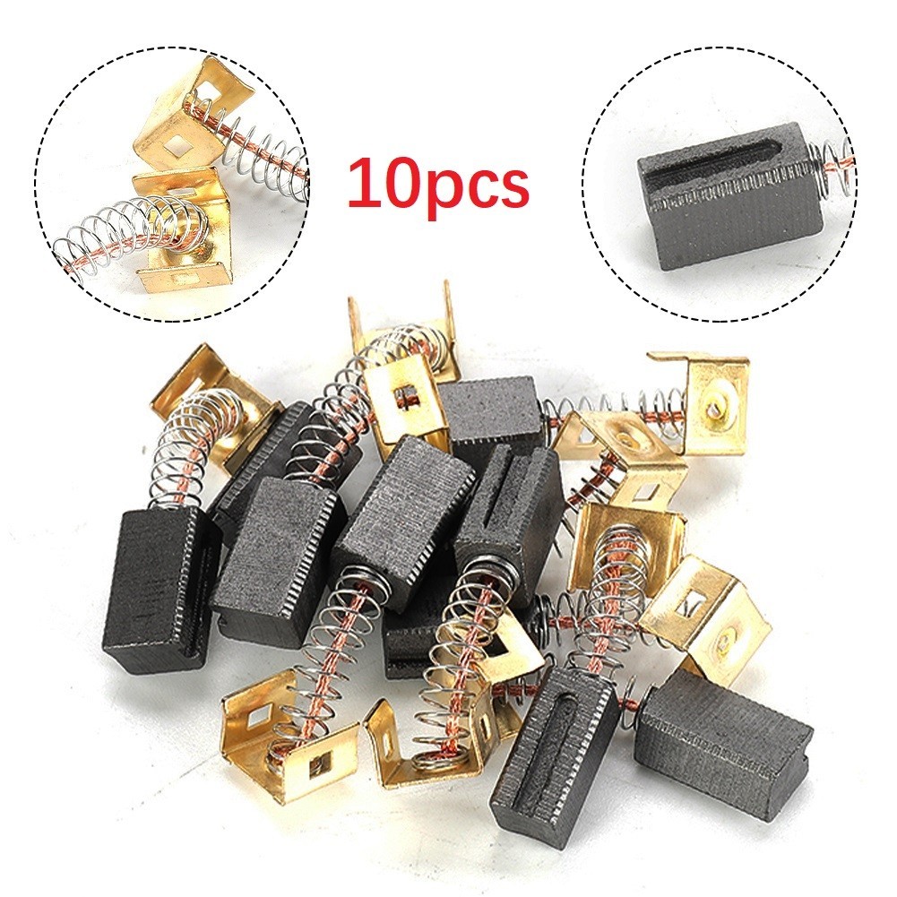 2x Charbons Balai (Brosses) Pour Outils Black & Decker - Dimensions 6,4 X 7,9 X 12,5 Mm | Neuf