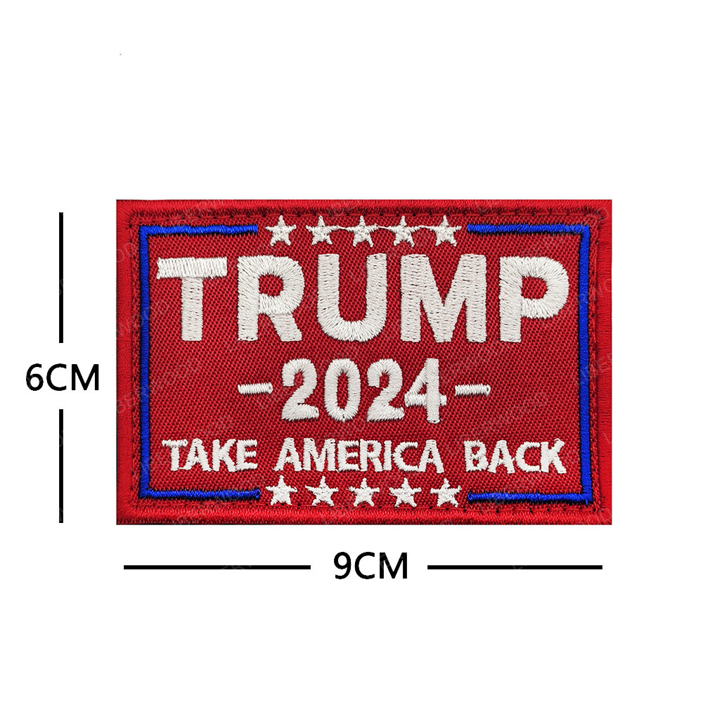 Trump MAGA VANCE 2024 補丁讓美國再次偉大紅帽徽章耳軍一號戰術補丁帶鉤環緊固件 | 蝦皮購物