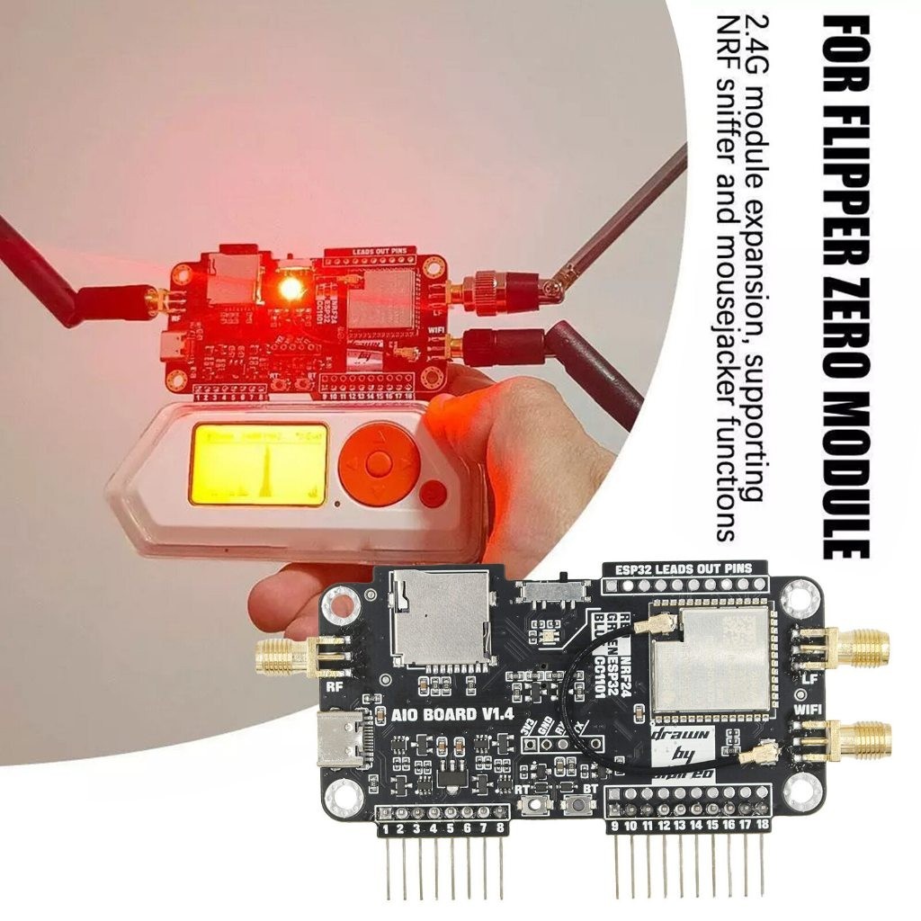 ♞,♘,♙,,適用於 Flipper 零多板擴展板 3 合 1 2.4G 模塊擴展 WiFi NRF24 + ESP32 | 蝦皮購物