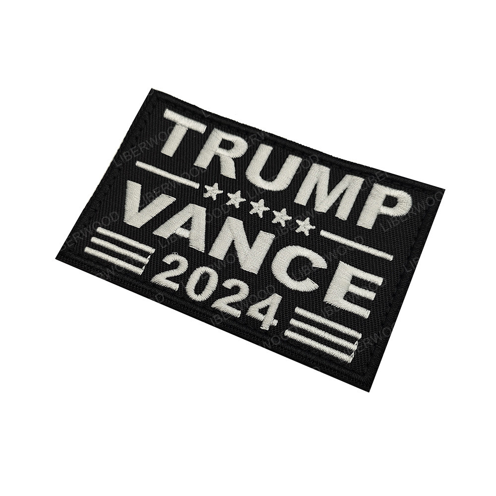 Trump MAGA VANCE 2024 補丁讓美國再次偉大紅帽徽章耳軍一號戰術補丁帶鉤環緊固件 | 蝦皮購物