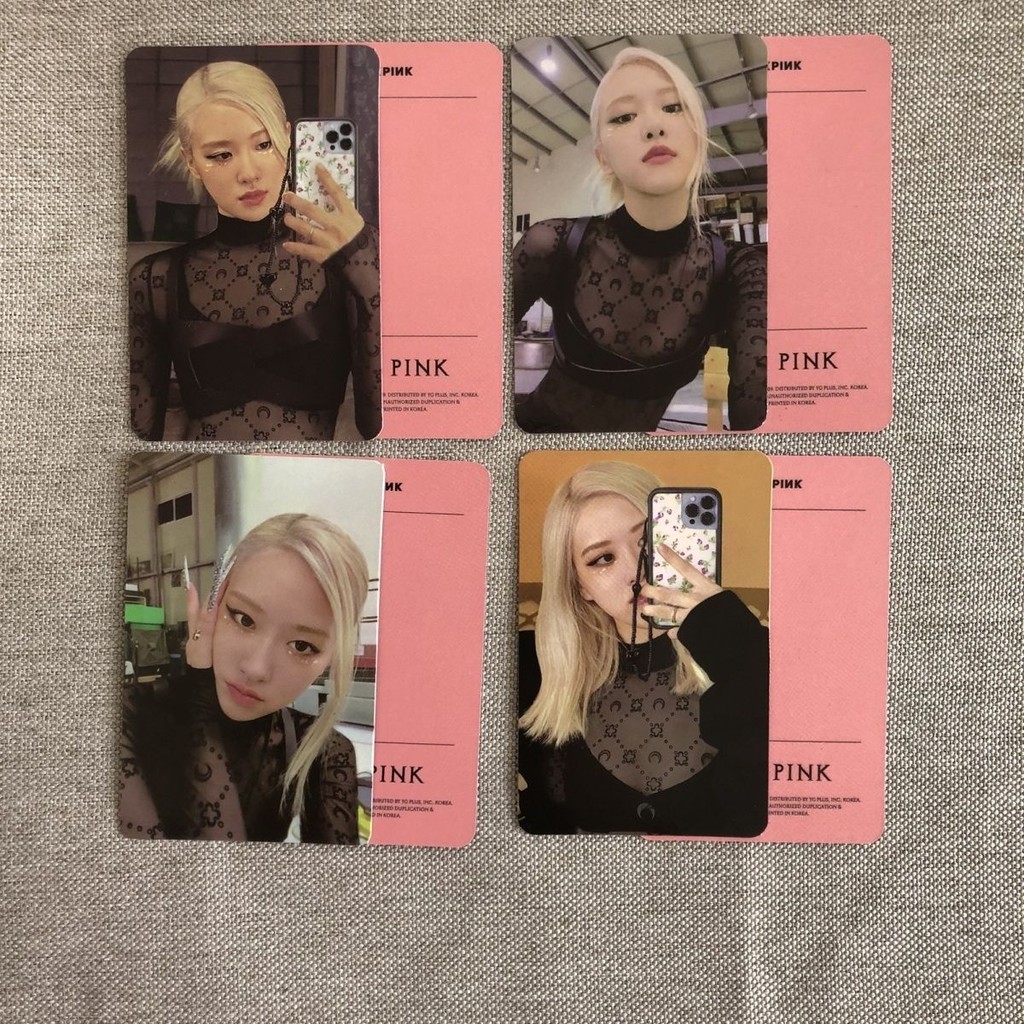 BLACKPINK rose 樸彩英單封小卡 blackpink正規二輯born pink肉卡 正版 默認微瑕 | 蝦皮購物