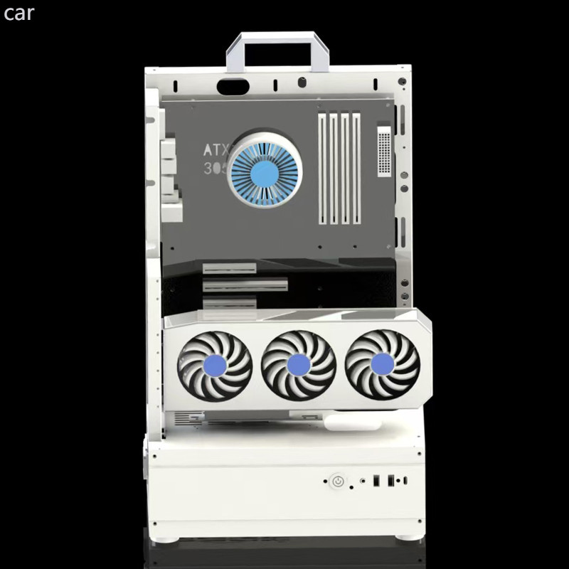 ♞,♘,♙【促銷速發】電腦機箱 小機箱 機殼 開放式機箱240/360水冷風冷機架atx/matx顯卡豎裝臺式主機小機箱 | 蝦皮購物