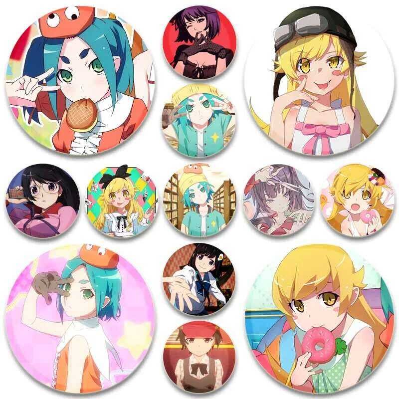 動漫 Monogatari 系列:Off & Monster Season Pins Oshino Shinobu On | 蝦皮購物