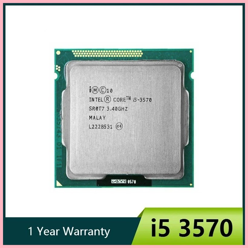 I5 3570 CPU 核心 i5-3570 處理器高達 3.8GHz 4 核 4 線程 LGA1155 使用 | 蝦皮購物
