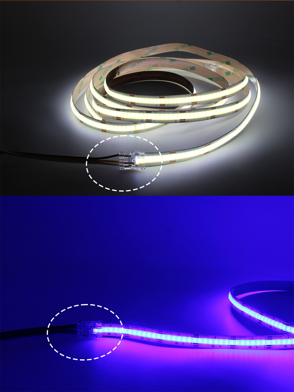 5 PCS 無焊 LED 連接器 2 針 5mm 8mm 10mm 燈條到燈條電源線跳線連接器端子,用於 RGB CCT | 蝦皮購物