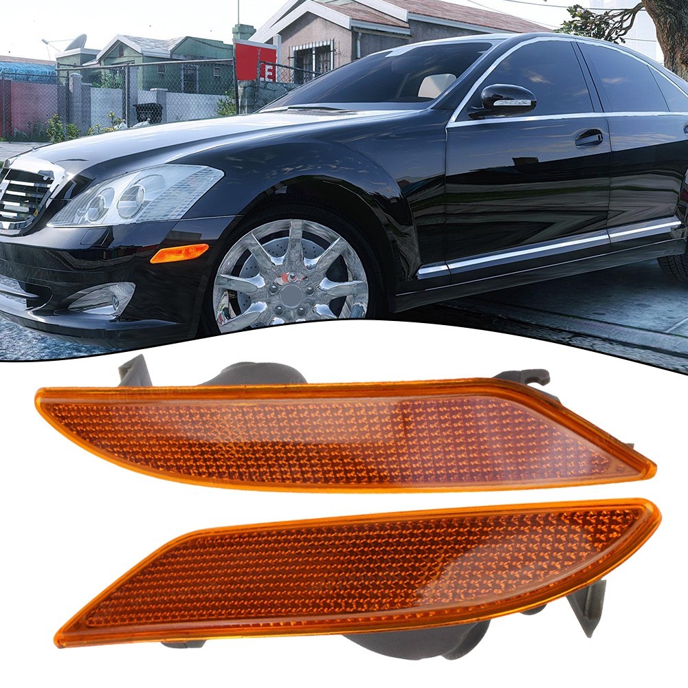2x Front Bumper DRL Fog Lamps Fits For Mercedes-Benz W221